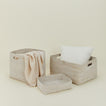 Essential Square Basket - White