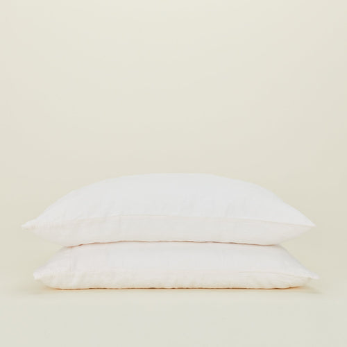 Simple Linen Pillowcases - Petal