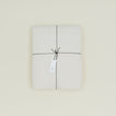 Simple Linen Quilt - Ivory