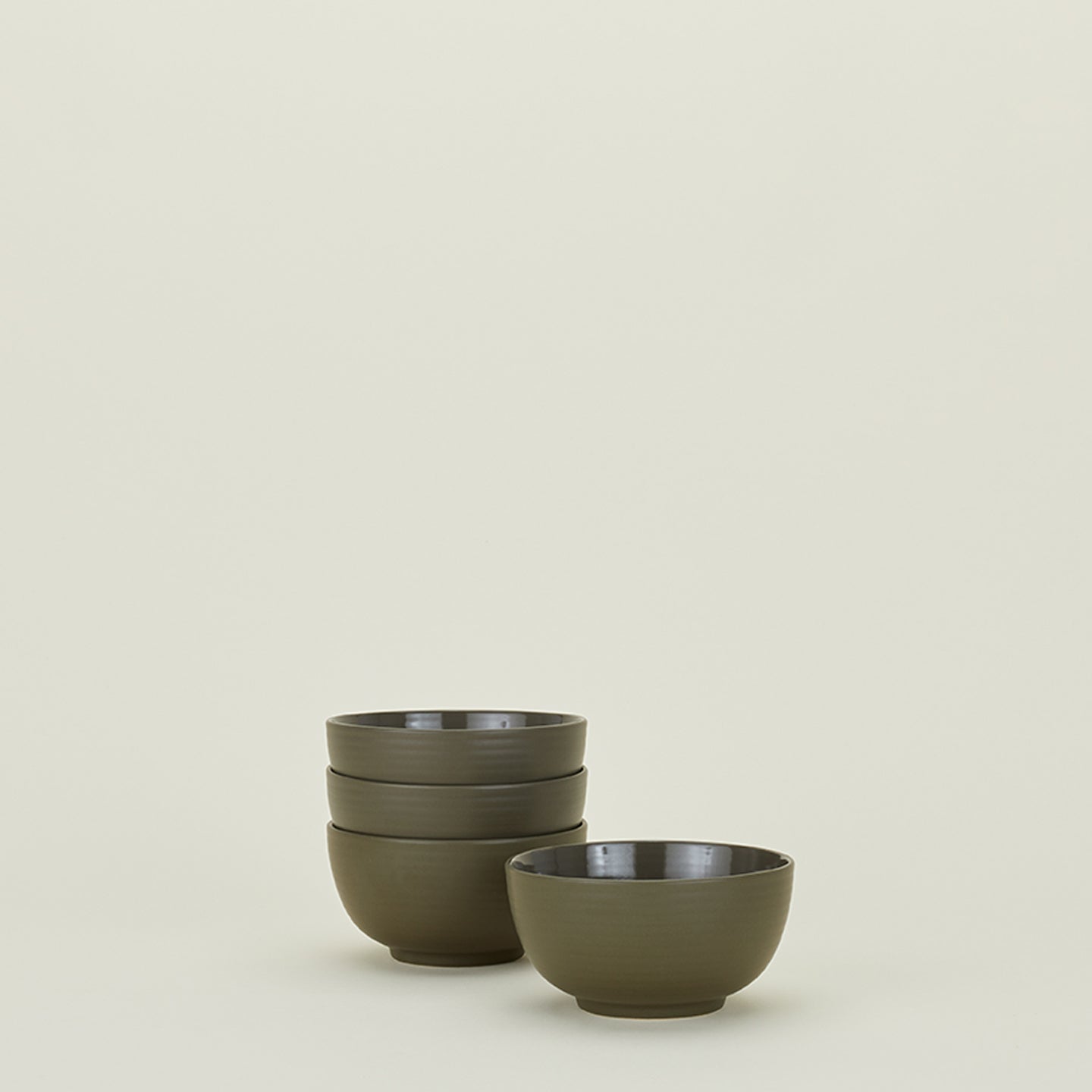 Essential Large Bowl, Set of 4 - Olive