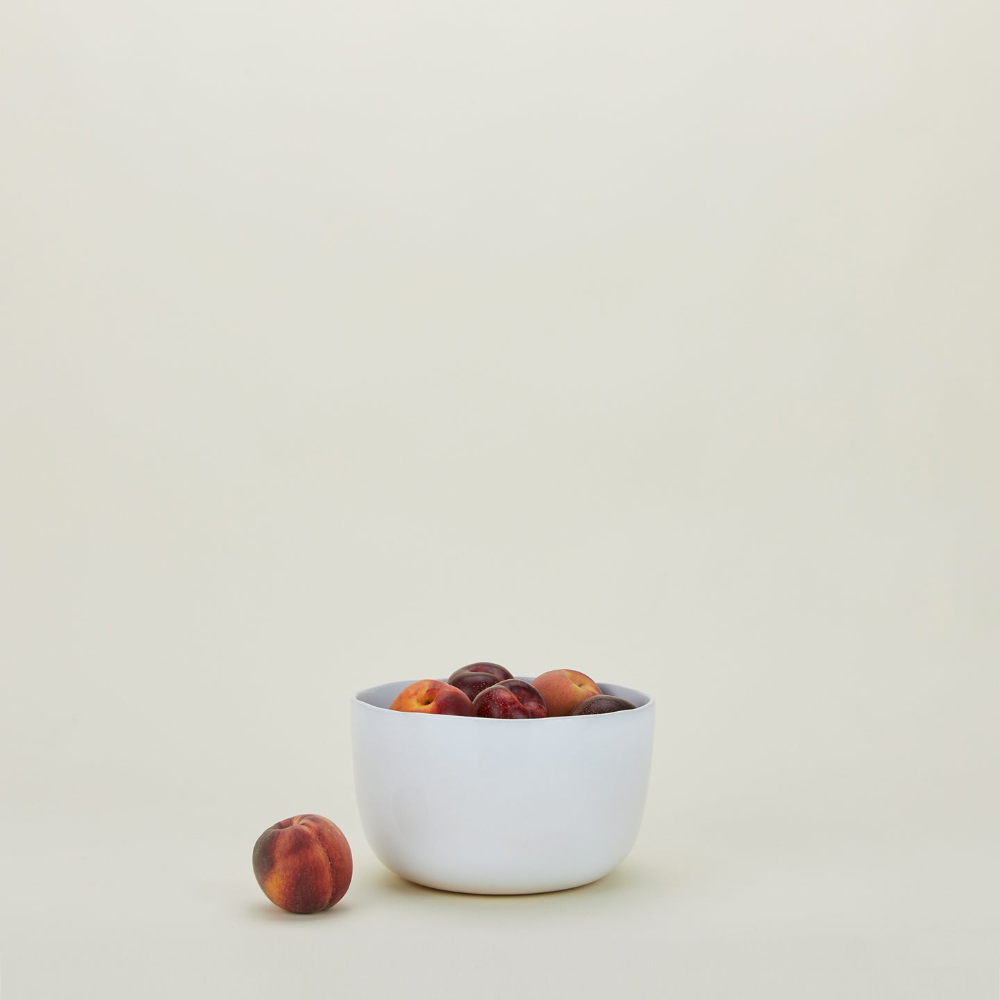 Organic Serving Bowl - White