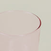 Close up of the rim of the Essential Glass in Blush.