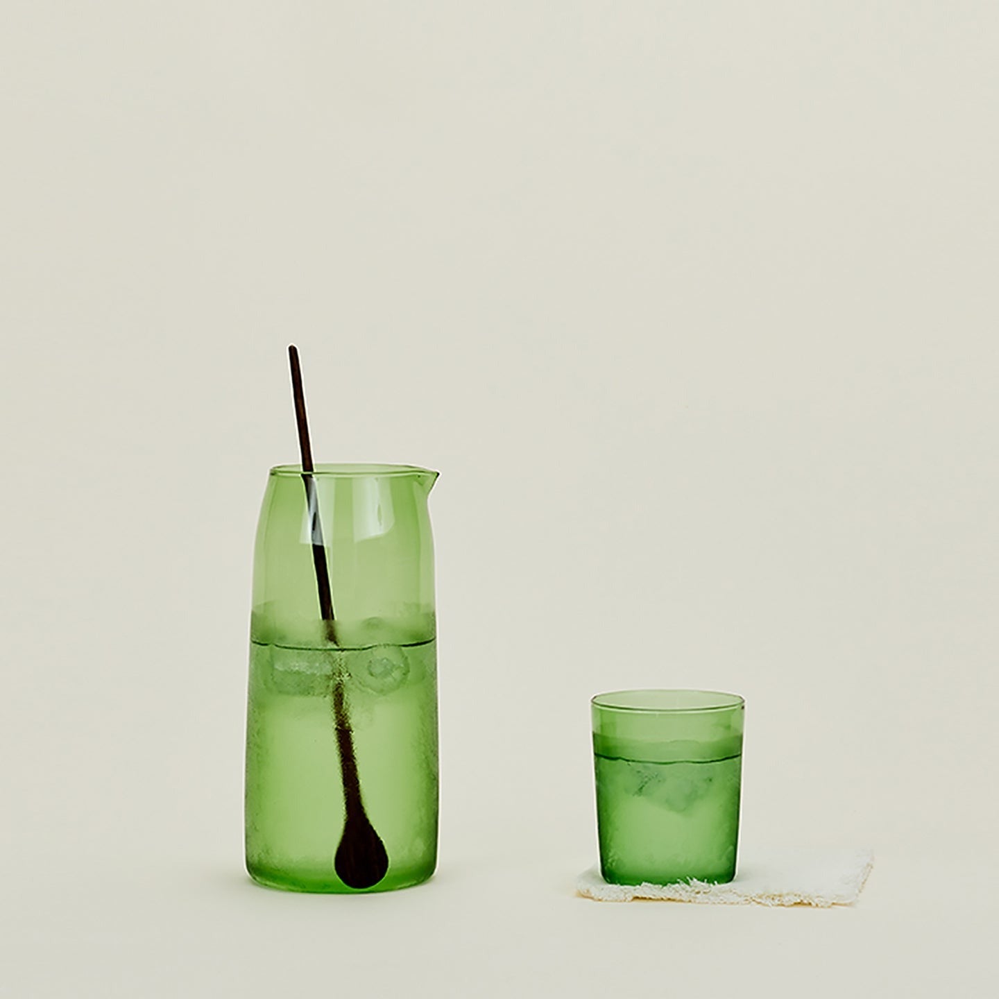 Essential Glassware Pitcher - Green