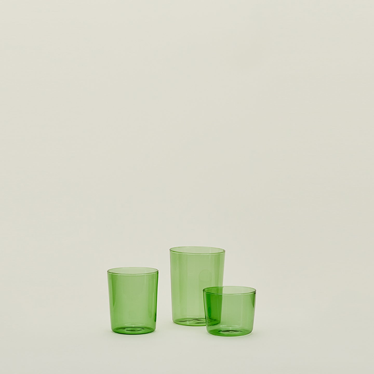 Essential Glassware, Set of 4 - Green