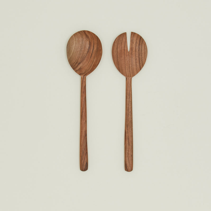 Organic Walnut Serving Set