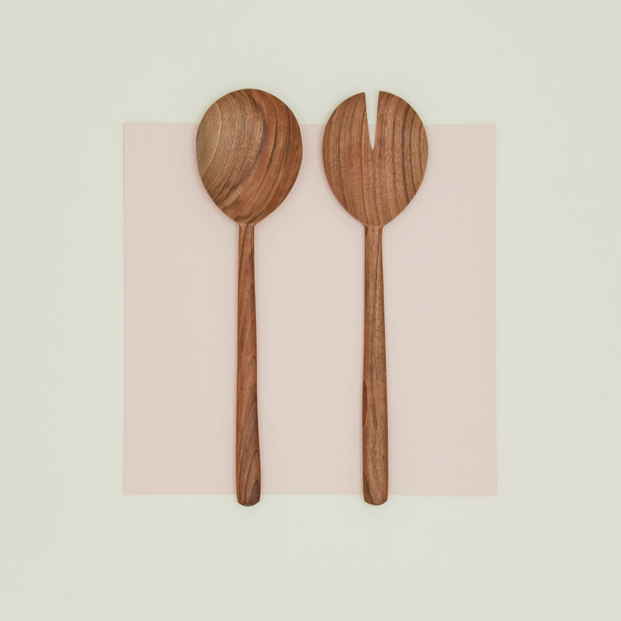Organic Walnut Serving Set