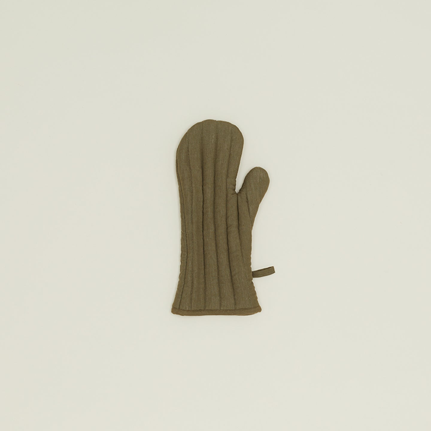 Simple Linen Oven Mitt - Olive – Hawkins New York