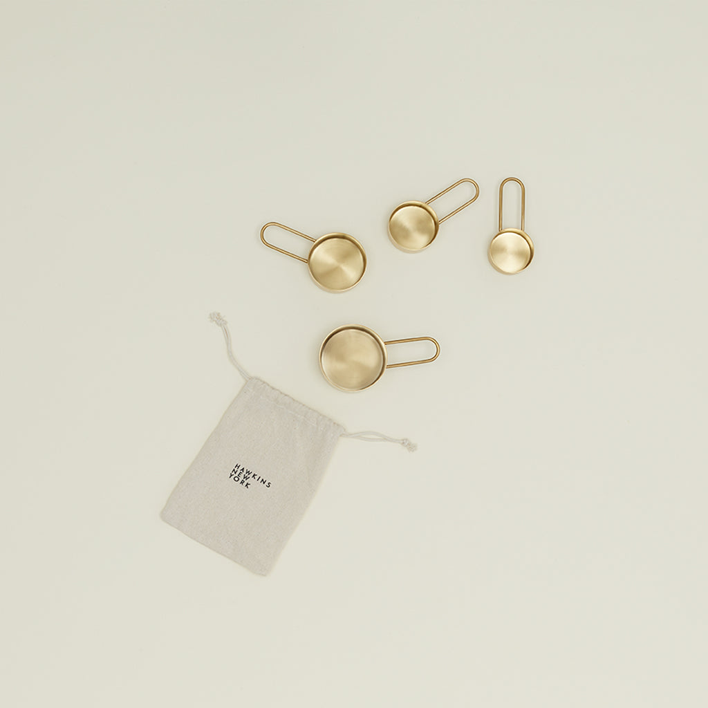 Simple Measuring Cups - Gold