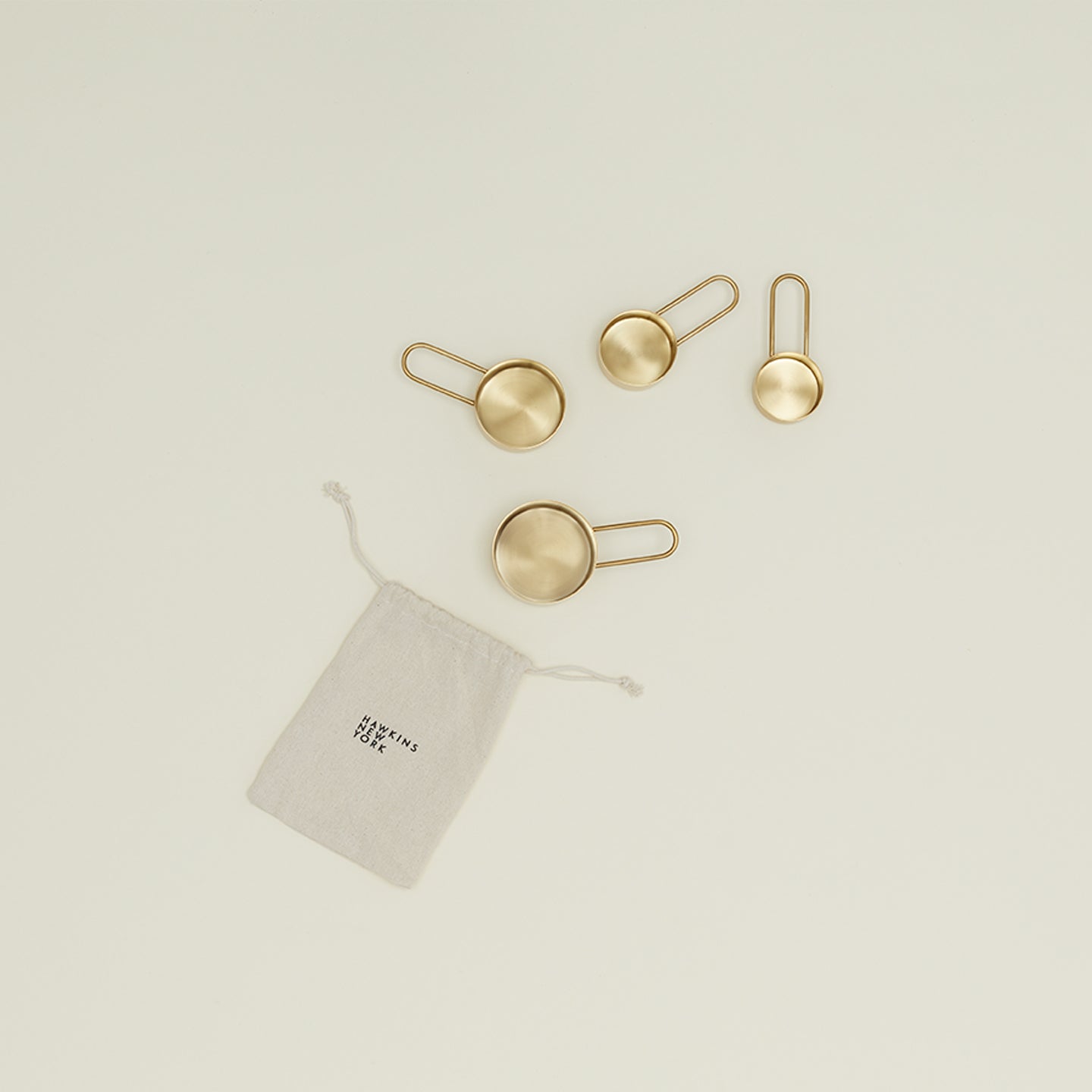 Simple Measuring Cups - Gold