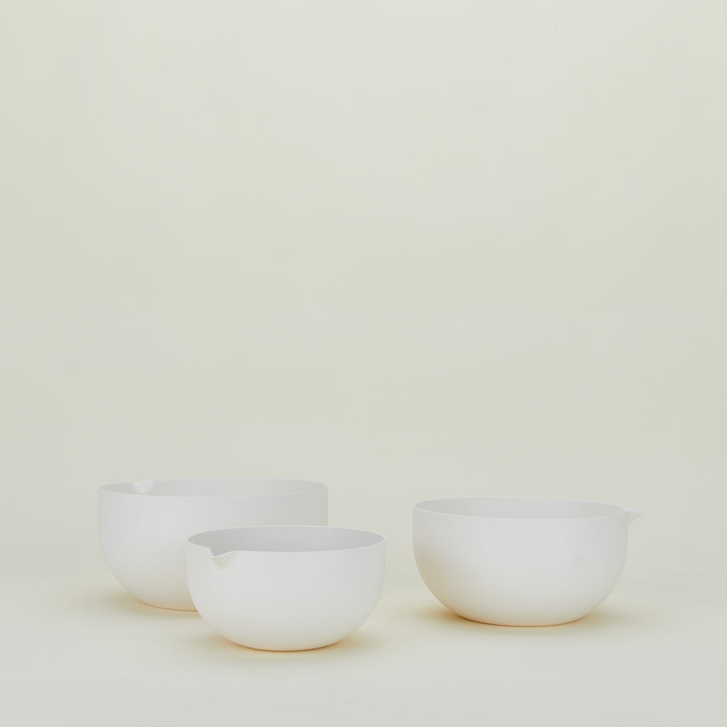 Essential Mixing Bowls, Set of 3 - Ivory