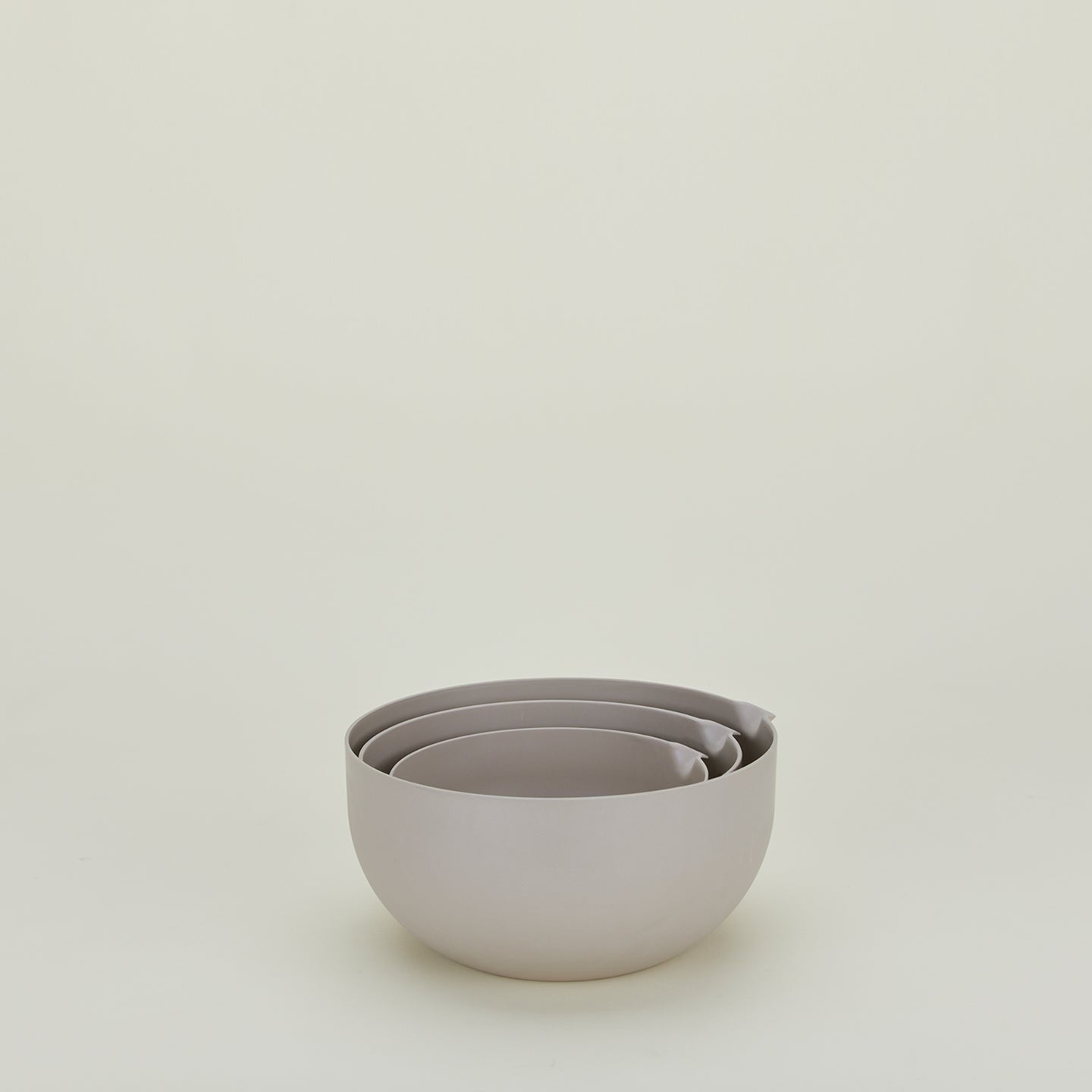 Essential Mixing Bowls, Set of 3 - Light Grey