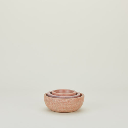 Simple Marble Bowl - Pink