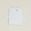Simple Waffle Bathrobe - White