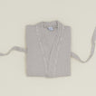 Simple Waffle Bathrobe - Light Grey