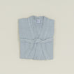 Simple Waffle Bathrobe - Sky