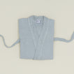 Simple Waffle Bathrobe - Sky