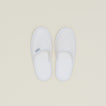 Simple Waffle Slippers - White
