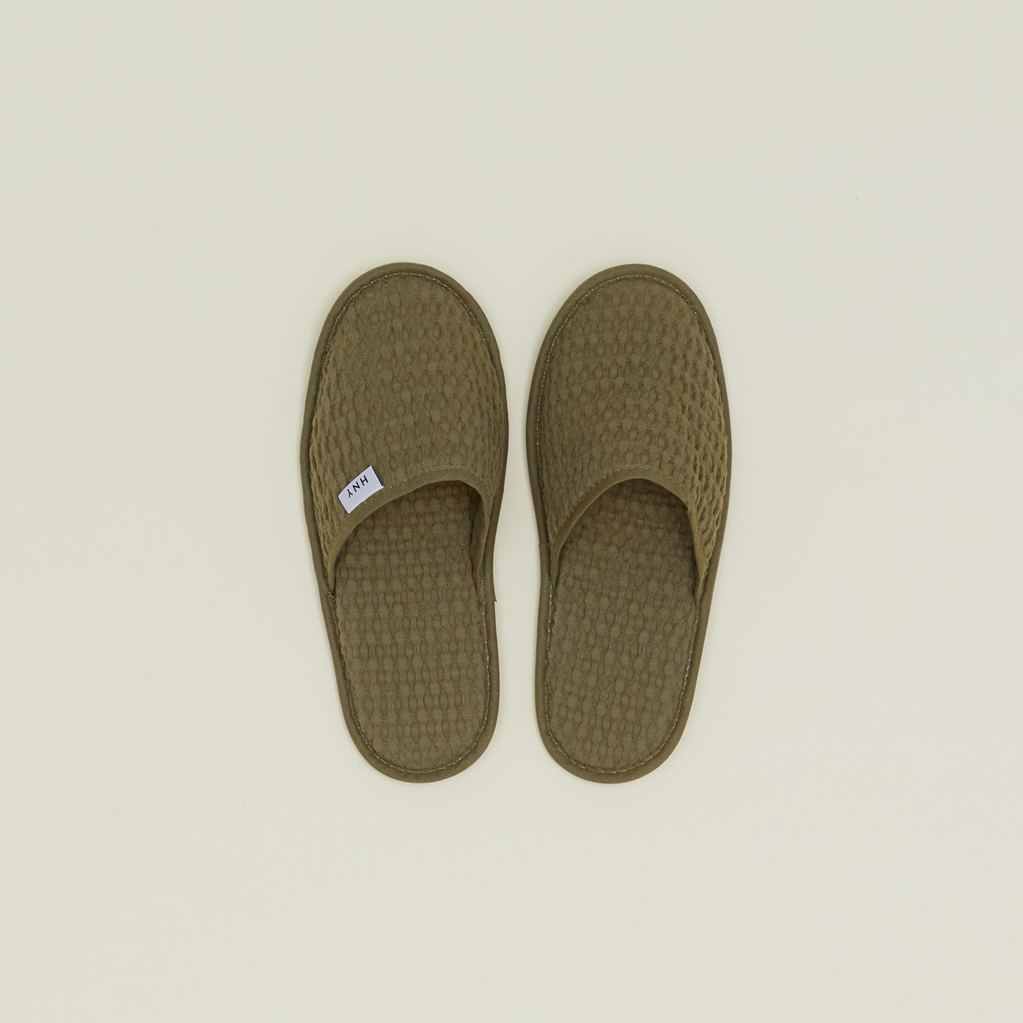 Simple Waffle Slippers Olive Hawkins New York