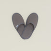 Simple Waffle Slippers - Dark Grey