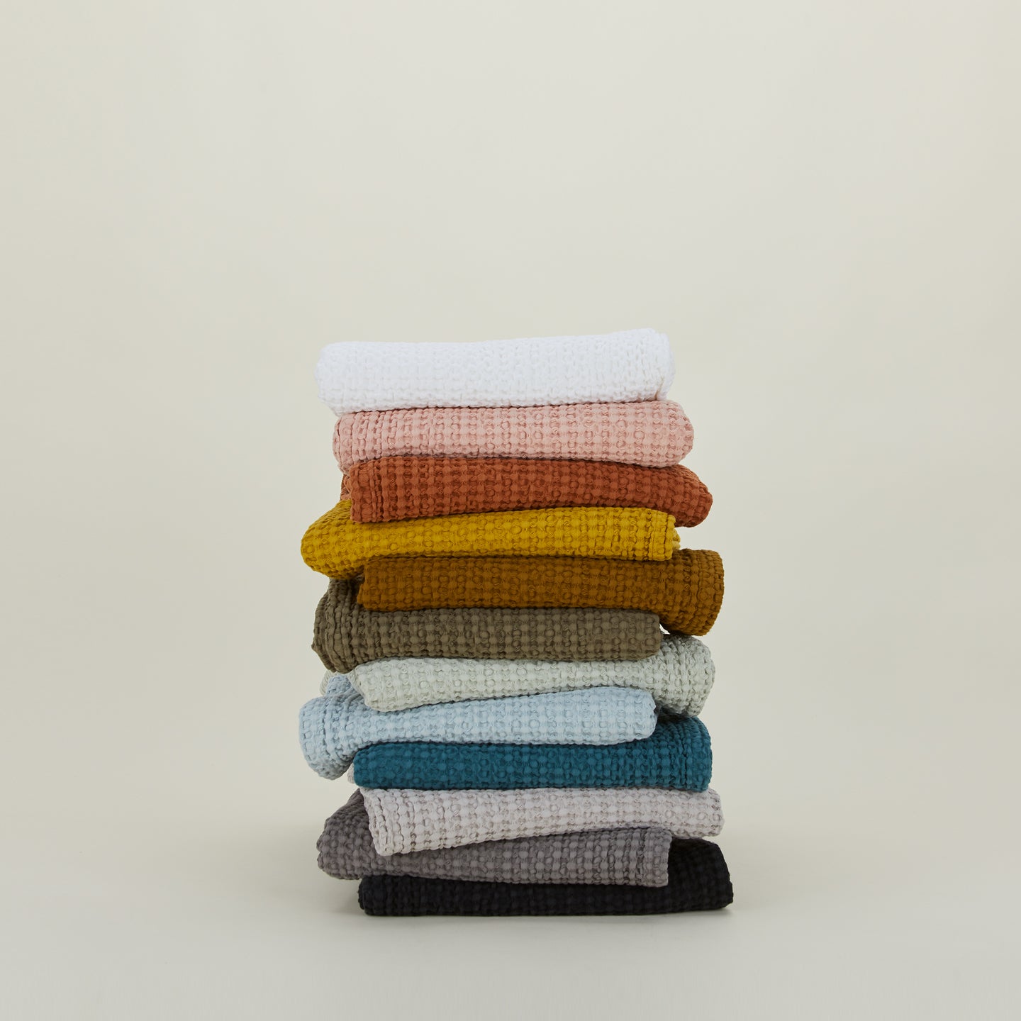 Waffle knit bath towel best sale