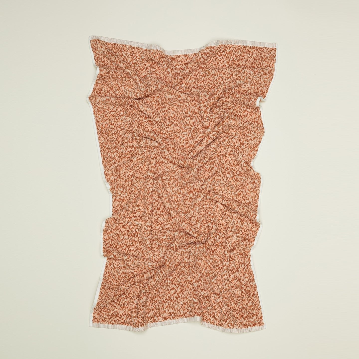 Space Dye Terry Towel - Terracotta