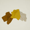 Three Simple Linen Napkins in various colors.