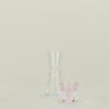 High Rise Carafe + Glass - Clear/Blush