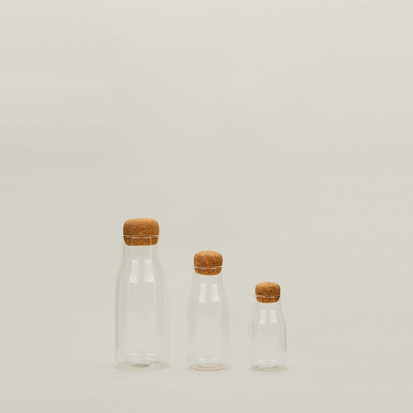 Glass + Cork Bottle