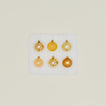 XS Glass Ornament Set - Gold