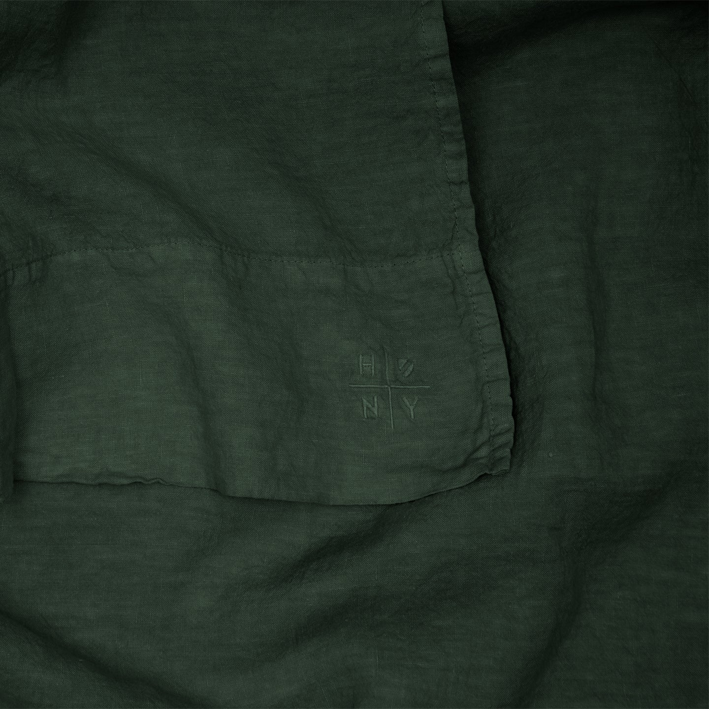Simple Linen Flat Sheet - Pine