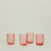 Small Seeded Glass, Set of 4 - Blush