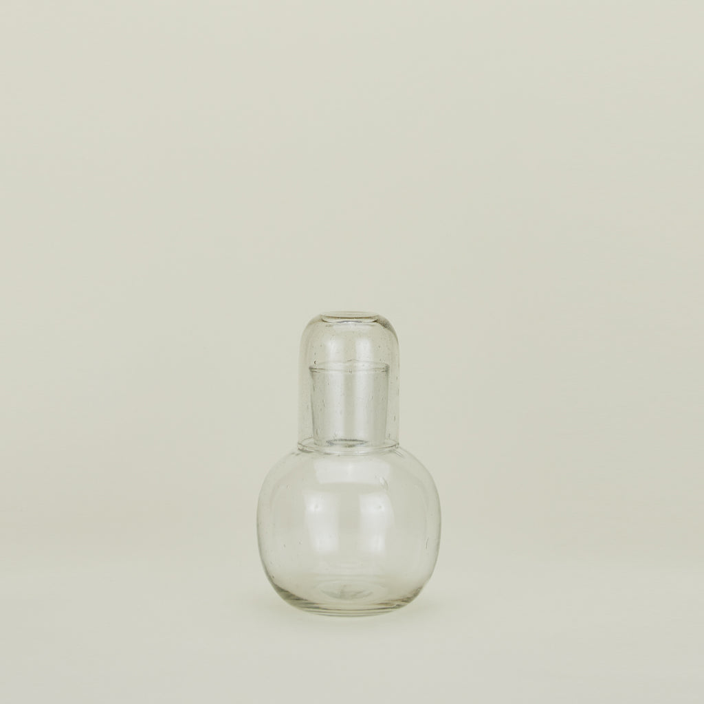Seeded Glass Carafe - Clear