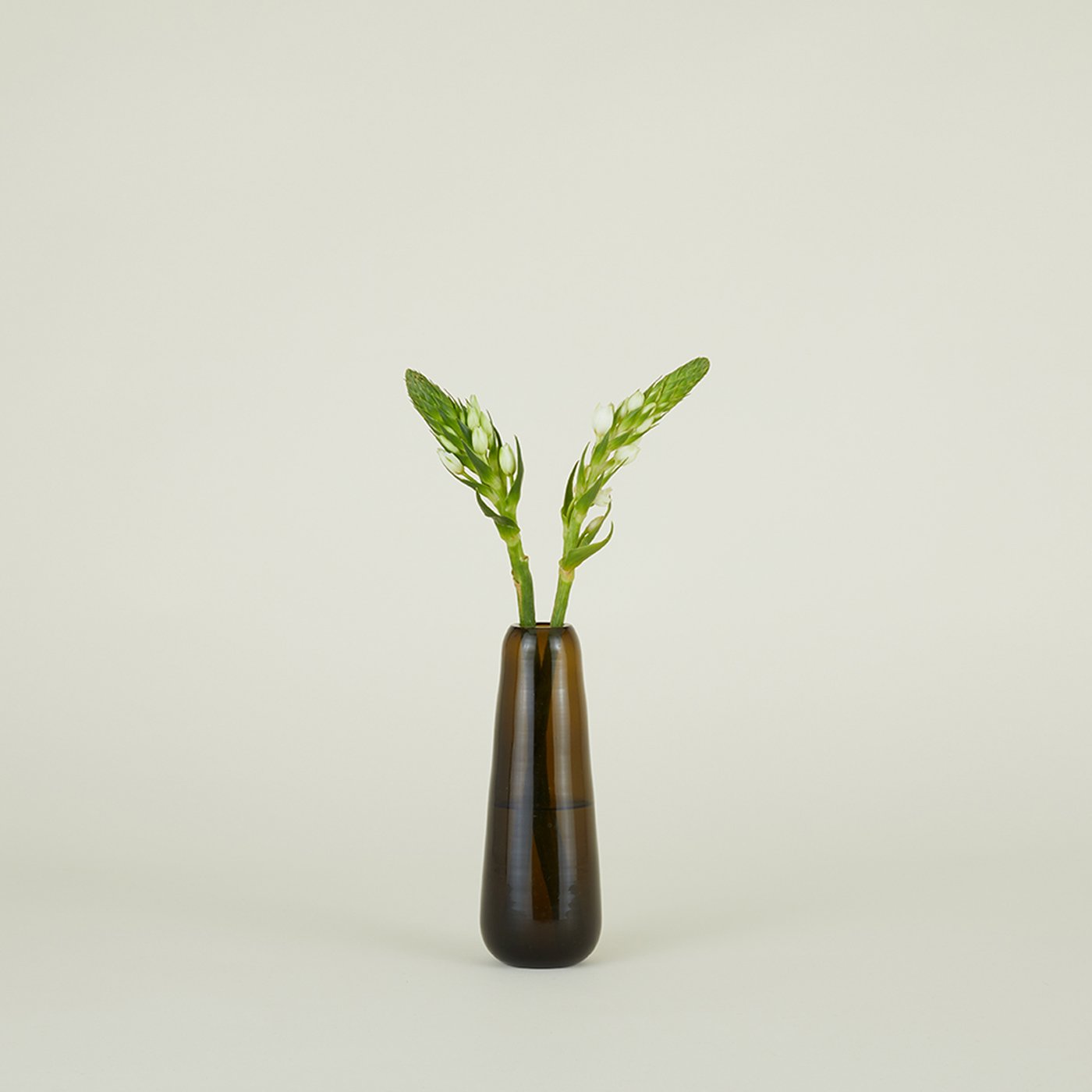 Aurora Slim Drop Vase - Olive