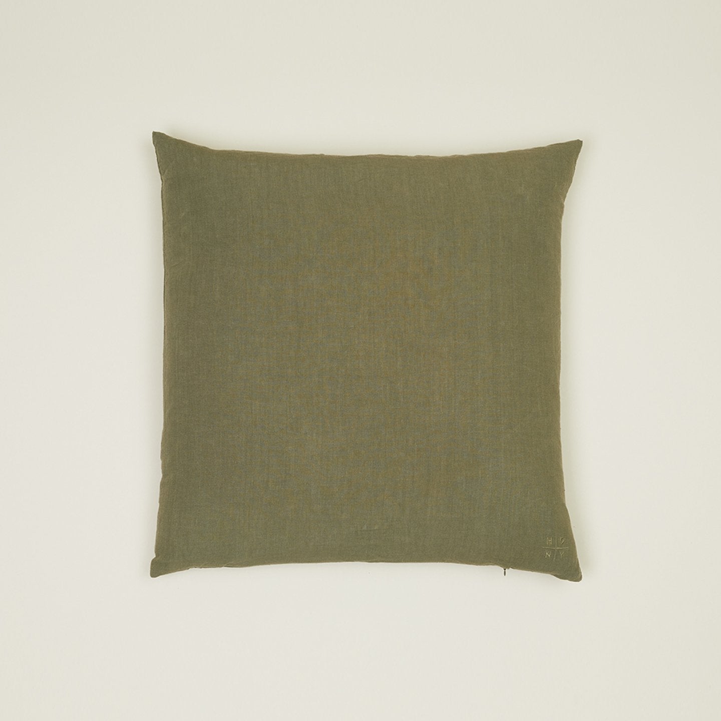 Simple Linen 22x22 Pillow - Olive