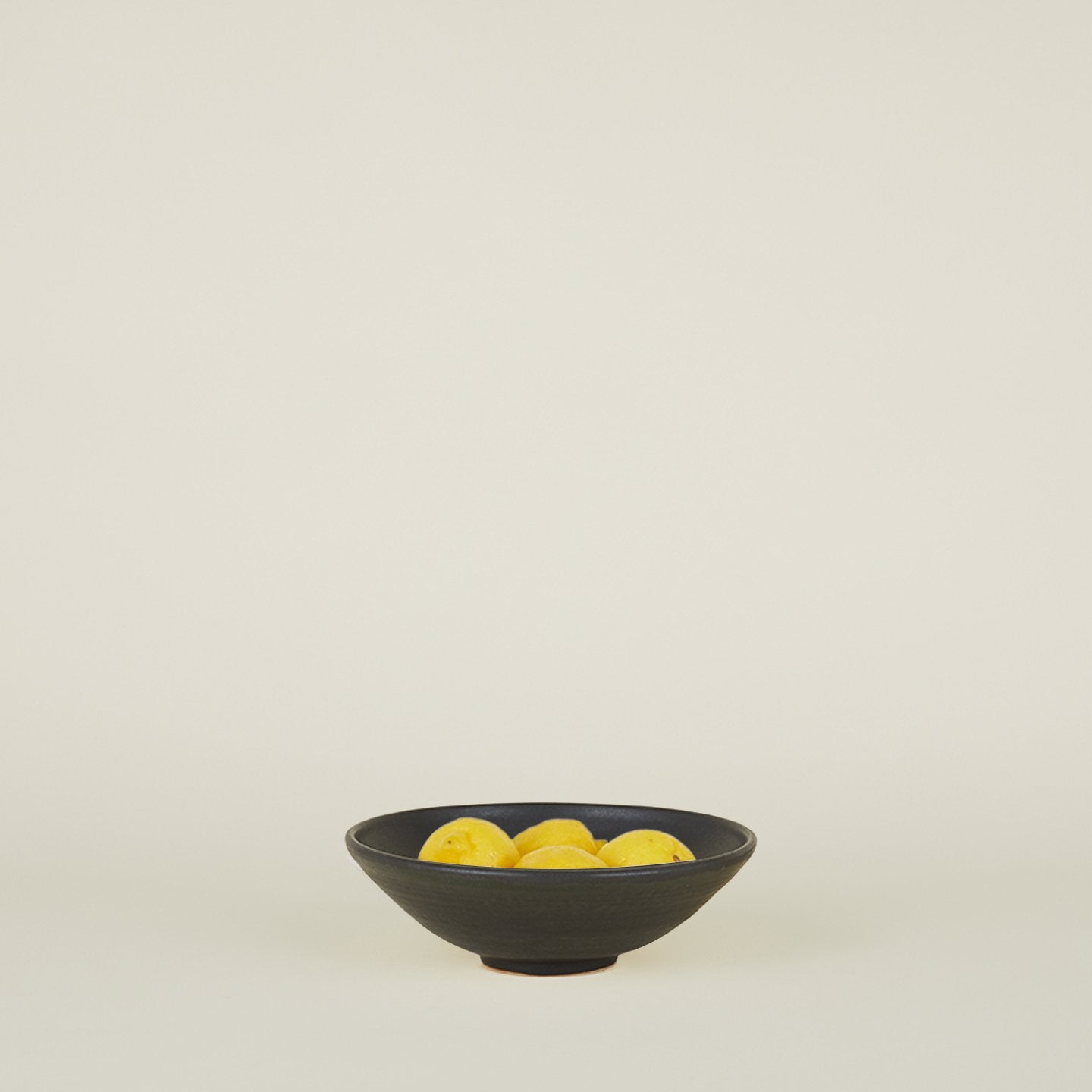 Stoneware Flared Bowl - Black