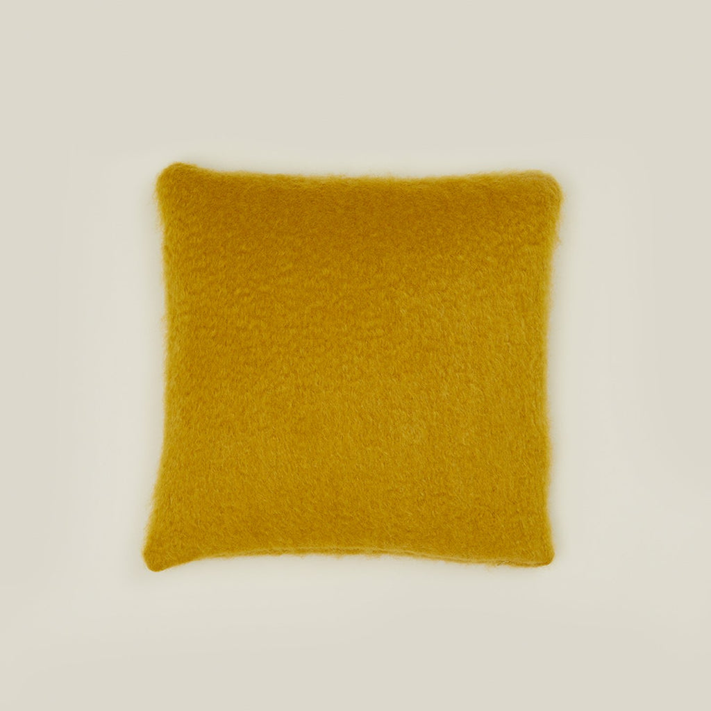 Mohair Pillow - Mustard – Hawkins New York