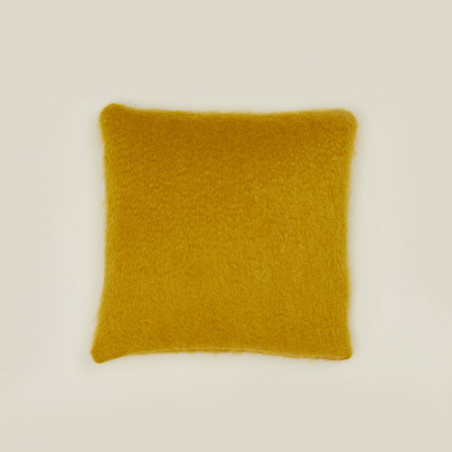 Mohair Pillow - Mustard