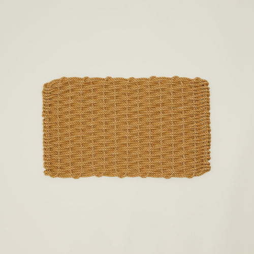 Woven Rope Doormat - Honey