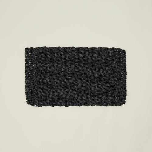 Woven Rope Doormat - Charcoal