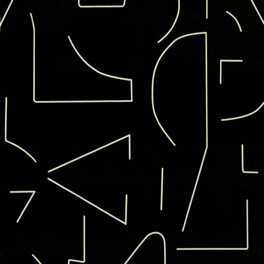 Almost Shapes Wallpaper - Black