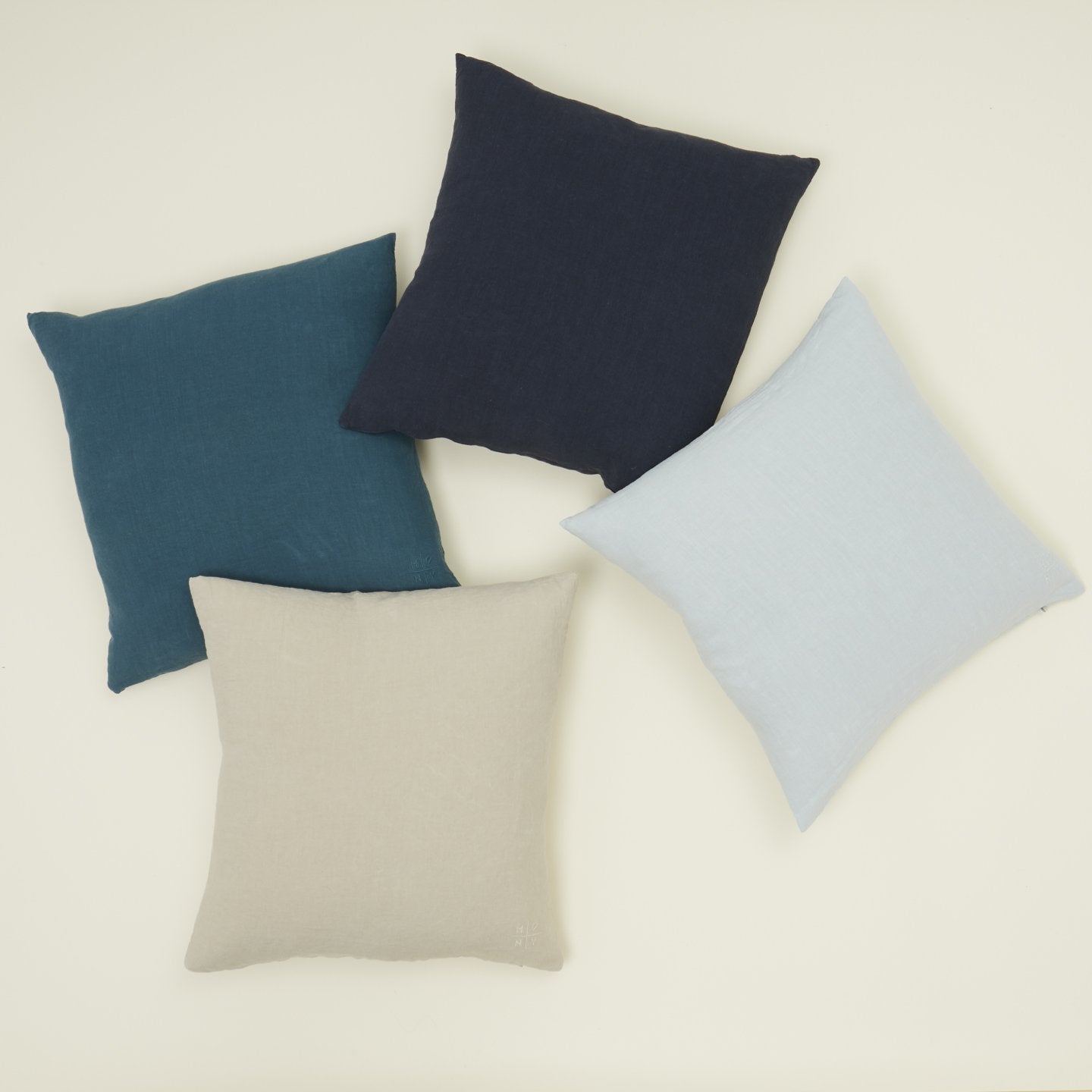 Hawkins New York Simple Linen Pillow Flax 22 x 22