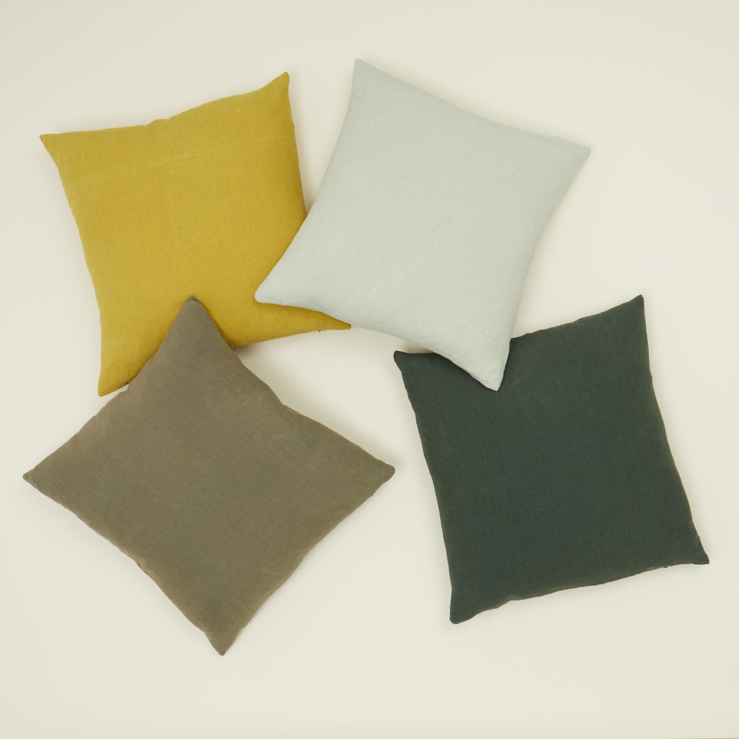 Simple Linen 18x18 Pillow - Olive